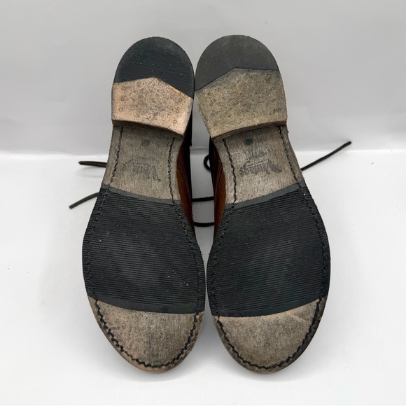 Vintage Shoe Company Lilly Leather High Top Boots Style VS2302 in brown Size 7 - Picture 11 of 11